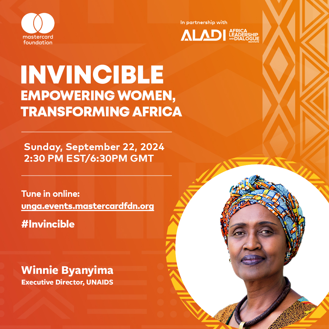 Winnie Byanyima (@winnie_byanyima) on Twitter photo How can we empower #Africa's women to thrive? How do we overcome the structural inequalities fueled by debt & policy violence holding our women back?
Excited to join this <a href="/MastercardFdn/">Mastercard Foundation</a> & @AfricaLD event during #UNGA79
Sept 22, 2:30pm EST
👉🏾 unga.events.mastercardfdn.org How can we empower #Africa's women to thrive? How do we overcome the structural inequalities fueled by debt & policy violence holding our women back?
Excited to join this <a href="/MastercardFdn/">Mastercard Foundation</a> & @AfricaLD event during #UNGA79
Sept 22, 2:30pm EST
👉🏾 unga.events.mastercardfdn.org