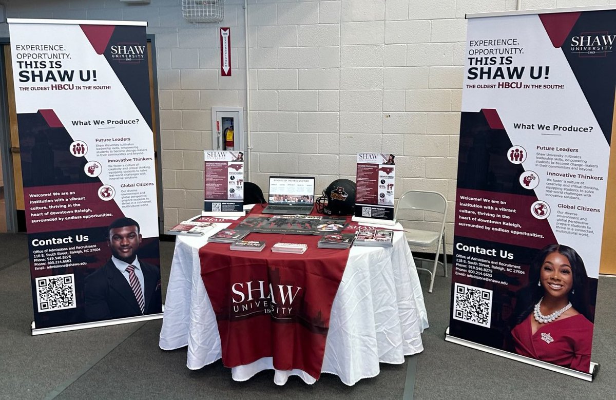 HBCU Fair today at Broughton High School today! What a great experience! <a href="/NBroughtonHS/">Broughton Magnet HS</a>