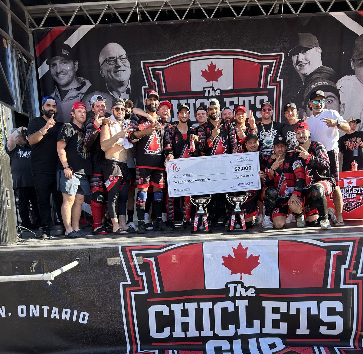 spittinchiclets's tweet photo. Congratulations to all of our @chicletscup champions! What a weekend! 

Thank you to everyone who came out and to the city of London for hosting the first Canadian Chiclets Cup! 🏆🇨🇦 https://t.co/giZLP3x2C6