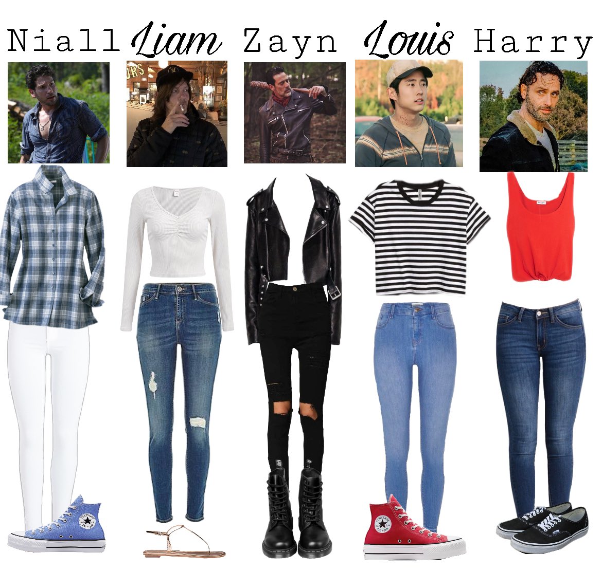 juuseii's tweet image. Which 1D girlfriend are you? #OnFleek #Polyvore #OOTD