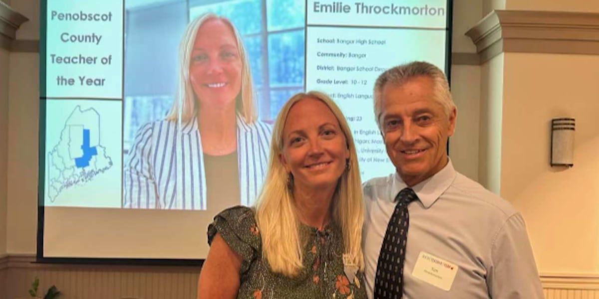 We're proud to call 2024 Penobscot County Teacher of the Year Emilie Throckmorton an alumna of the <a href="/UMaine_COEHD/">UMaine COEHD</a>! Kudos, Dr. Throckmorton! <a href="/MAINETOY/">Teachers of the Year</a> buff.ly/3TxmmdV