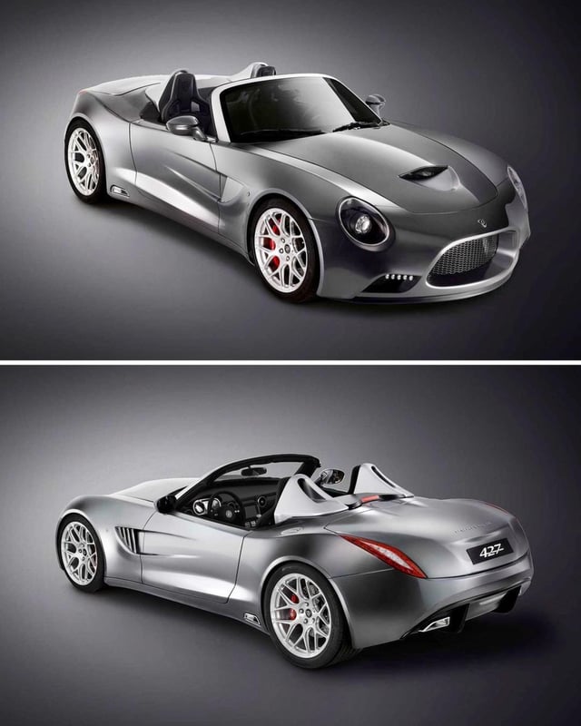 John7Kim's tweet photo. The 2014 Puritalia 427 Prototype was designed as a modern take on the 1960s AC Cobra. Though it never entered production, it evolved into the Puritalia Berlinetta, unveiled at the 2019 Geneva Motor Show. https://t.co/xI58cPD7aF https://t.co/J2p0LaCrHD