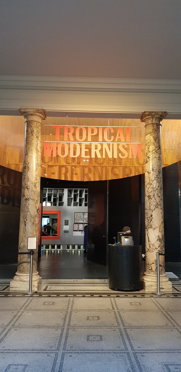 StringBeanJen's tweet image. Unofficial first Open House visit today: to the final weekend of #TropicalModernism at the V&A. I was pushing it! But it was relatively compact. Beautiful photos of realised buildings in Accra, Ghana & Chandigarh, India as well as architectural drawings. Video at the end was fab!