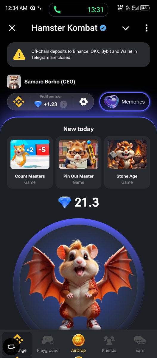 SamaroChakma's tweet photo. @hamster_kombat #hamster_Kombat_boycott 
#HamsterKombat https://t.co/AWqJZTwR95