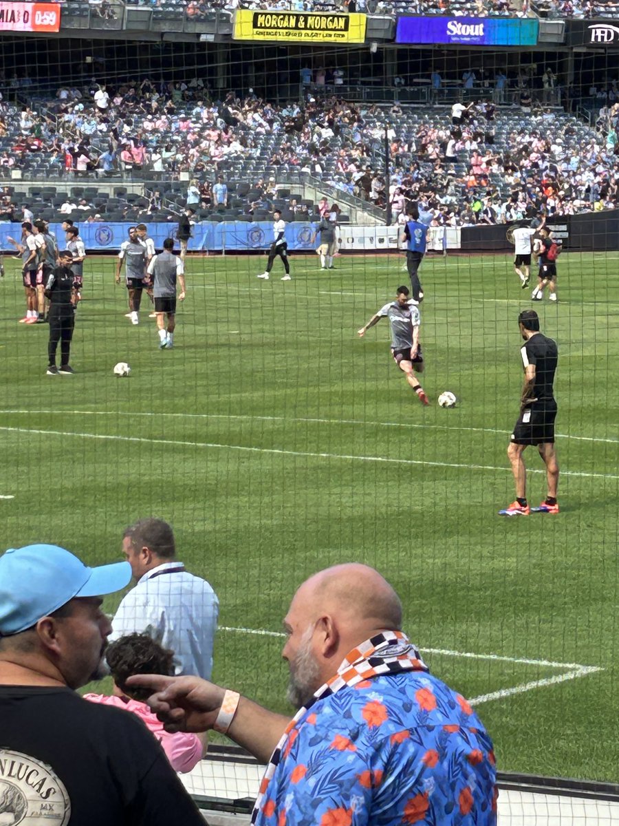 Following his career from early on. Hard not to when you grew up being called Messi. Bucket list ✅ Still cheering for my Boys in Blue though! LETS GO NEW YORK!