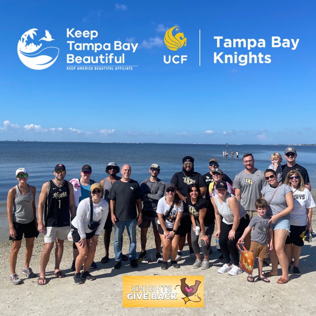 What a great day to give back to our community! ☀️ Big THANK YOU to everyone who came out to help Keep Tampa Bay Beautiful ✨ Hope everyone enjoys this bye week - back to 🏈 next week! ⚡️🔛