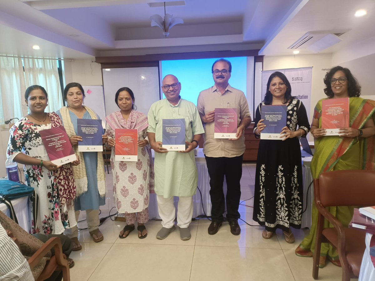 Commonhealth3's tweet photo. #ICPD Release of ICPD + 30 India country monitoring report in Pune at CH Western Region Meeting 19th-21st September 2024 #CommonHealth #Arrow #Sahaj #SRHR https://t.co/13Z6HS6bOu