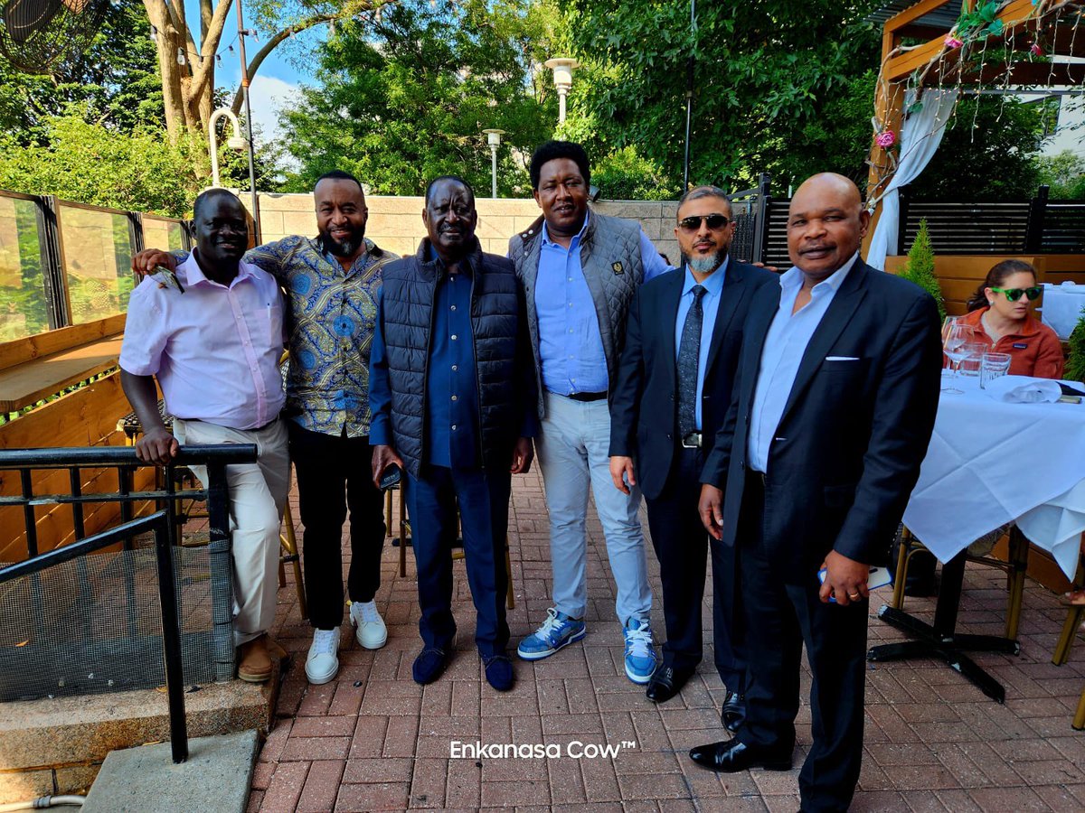 makaumutua's tweet photo. Hanging out with Baba @RailaOdinga with @HassanAliJoho @mustafaramadhn @ledamalekina @jaredokelo7 in Manhattan, New York. https://t.co/PFTV5fTMsE