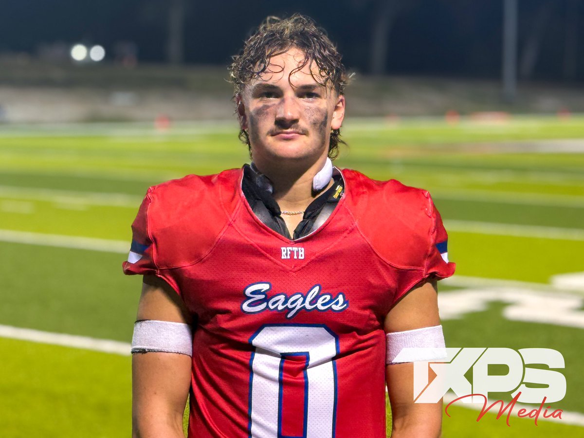 2025 Brazos Christian ATH Truett Goodyk is a big time playmaker for the Eagles and showed why tonight.

The 5’11 senior had three scores in the win over Bay Area and has lit up the stat sheet so far this season. Expect big things from the senior

<a href="/TruettGoodyk/">Truett Goodyk</a> | <a href="/brazos_football/">Brazos Christian Football</a>