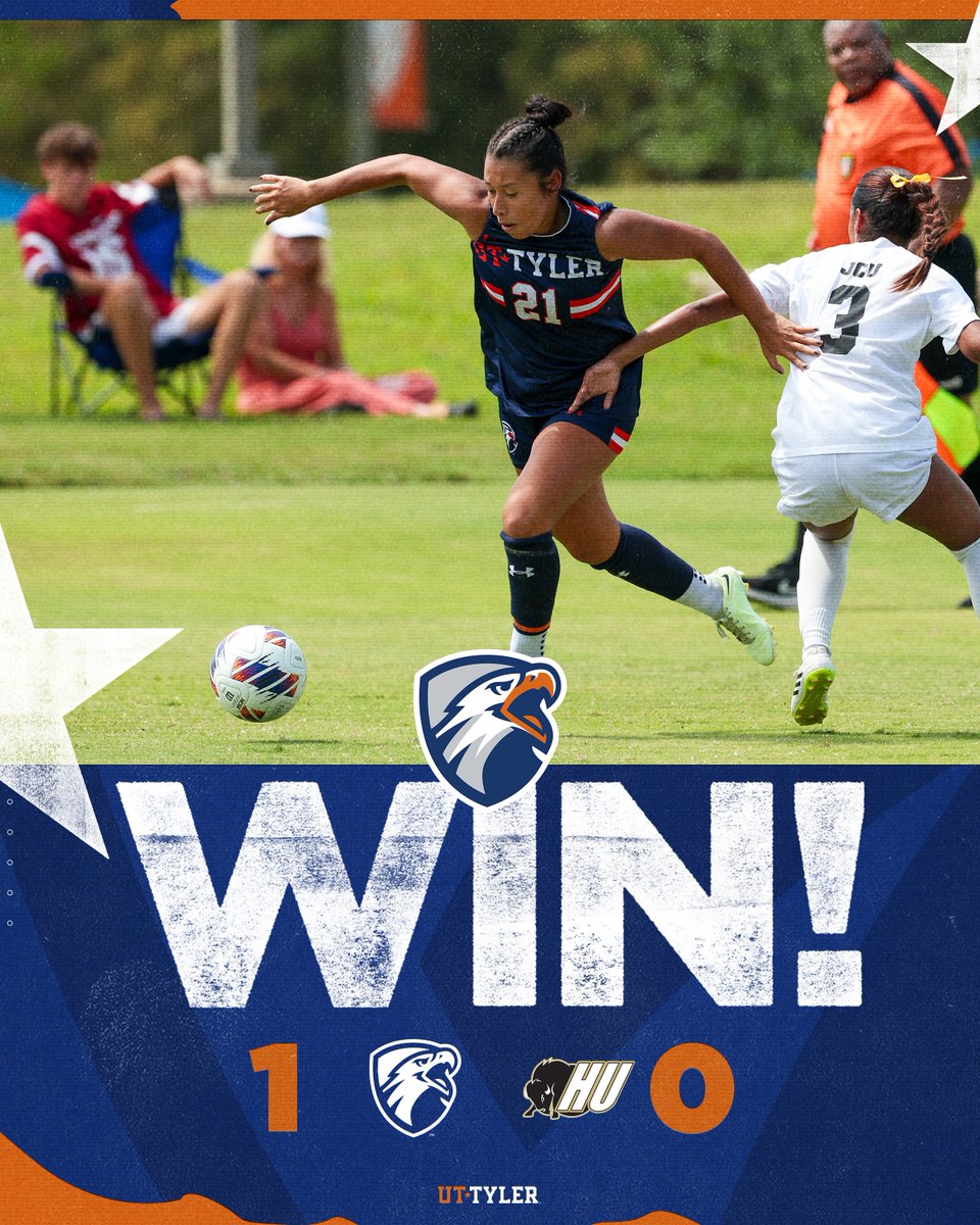 uttylerpatriots's tweet photo. WSOC | PATS WIN!
An early second half score from Sami Alvarado provides the difference as @soccerpatriots matches their best start to a season in program history with a victory this morning against Harding!
#SwoopSwoop https://t.co/BLOhexJYF0