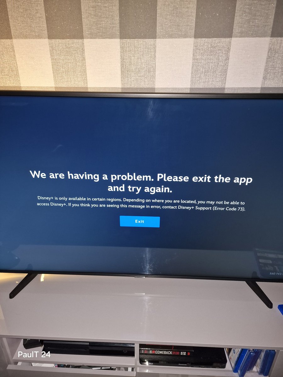 townsend910's tweet photo. Is anyone else having trouble getting on to Disney+. Tried my phone, TV and tablet 😡😡 https://t.co/TdQccsJ5P1