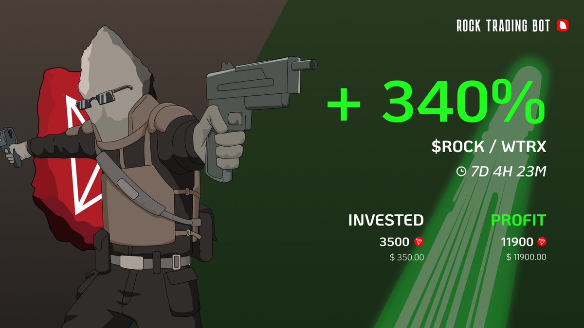 $ROCK community is building in #TRON 🪨💎

✅Telegram Trading Bot (t.me/tron_rockbot) 🤖
✅ Possible HTX listing 👀
✅ Upcoming NFTs 🖼️
✅ Best community 👥

You have to take a look <a href="/justinsuntron/">H.E. Justin Sun 👨‍🚀 🌞</a> 👊
