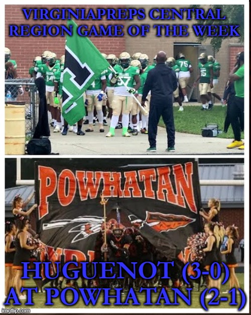 CRF4Dan's tweet photo. #DestinationFNF takes me to Powhatan for the first time in two years to see the latest installment of Falcons v. Indians as last years two meetings were two of the best games of 2023. @VaPrepsRivals @coachjjenkins @hatfieldsports @POWHS_Football @HuguenotFB https://t.co/sAOxeNBfAy