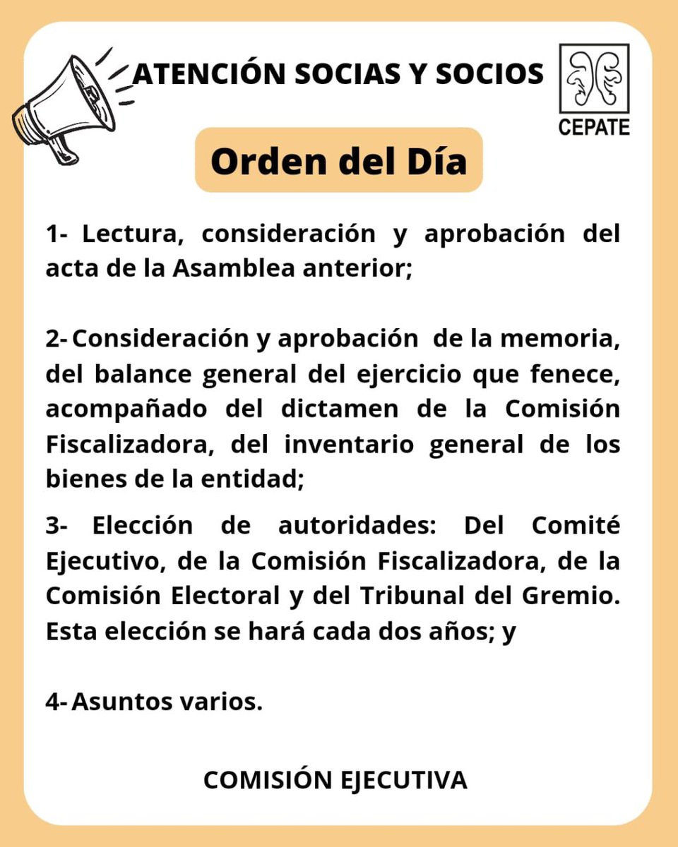 ASAMBLEA GENERAL CEPATE