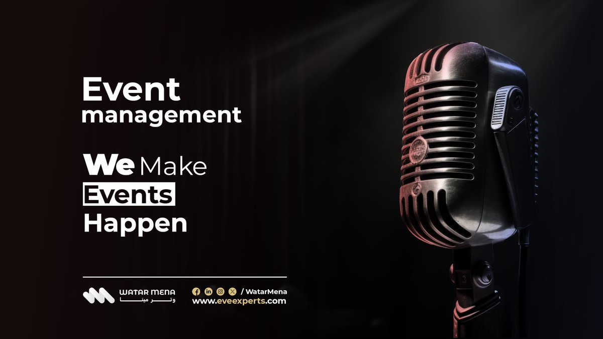 WatarMena's tweet photo. With years of expertise and a passion for perfection, WATARMENA is your trusted partner in creating memorable events. We handle the details so you can enjoy the moment.

#eventManagement #watarmena #UnforgettableEvents #eventplanning https://t.co/HgmffDTb06