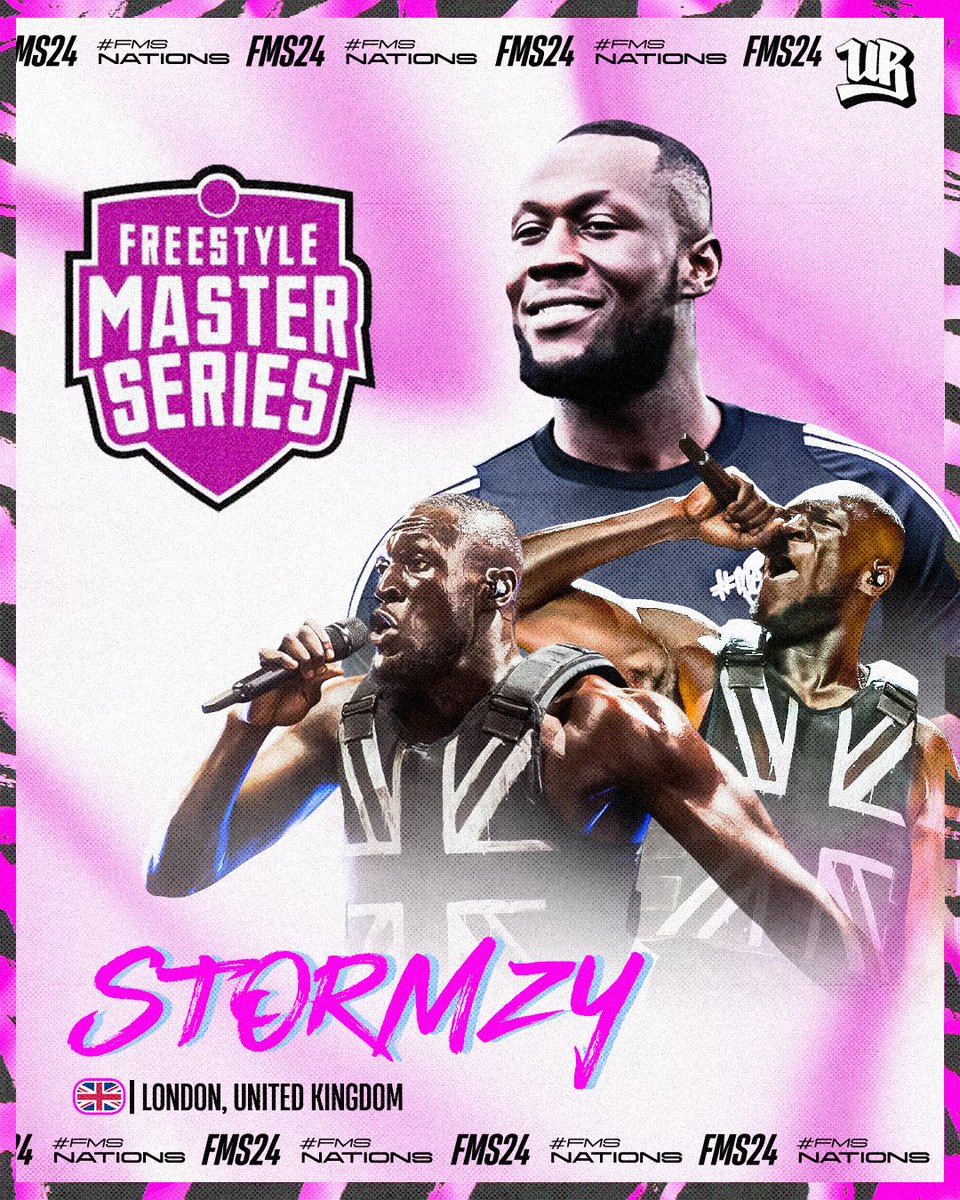 Fmsusaoficial's tweet photo. Welcome Stormzy, time to unleash the storm in FMS⛈️
📢Stormzy is the fourth participant of FMS NATIONS🌍
#FMSNATIONS https://t.co/ma3DBEqaaE