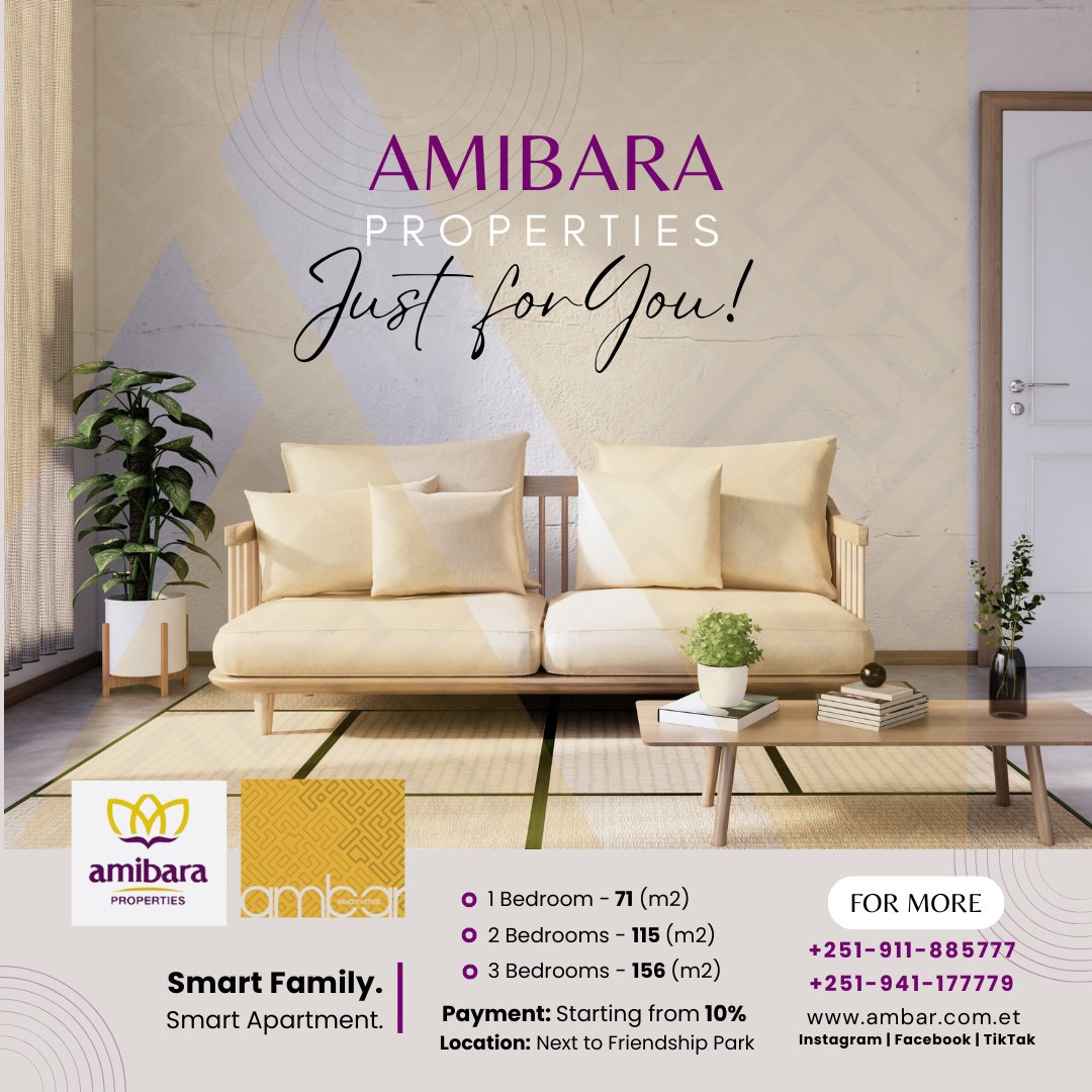 ambaradvert's tweet photo. Amibara properties . 

Amazing location around Filwiha area adjacent to Friendship Park.

Grab your dream home by just paying 10%

+251 911 885 777

+251 941 177 779

#amibara #properties #realestate #home #realter #agent  #homesforsale #luxuryhomes  #appartment #123bedrooms https://t.co/CjdW5iQySD