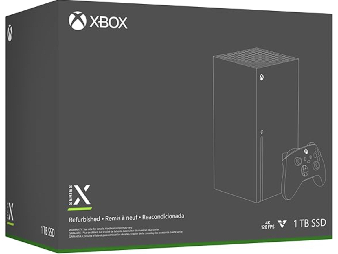 Xbox Series X Console (Grade A Refurbished) Open Box is $296.13 on Woot bit.ly/4ebRkAC #ad