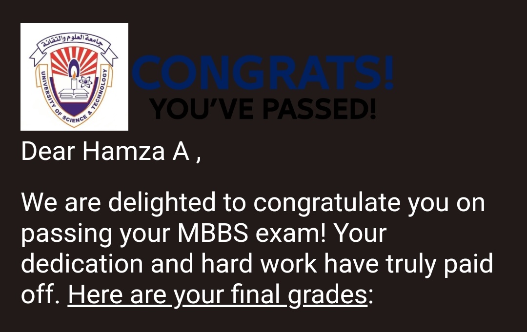 Hamza300400's tweet photo. Officially MBBS Holder, we made🔥 https://t.co/SwA0JMYdSj
