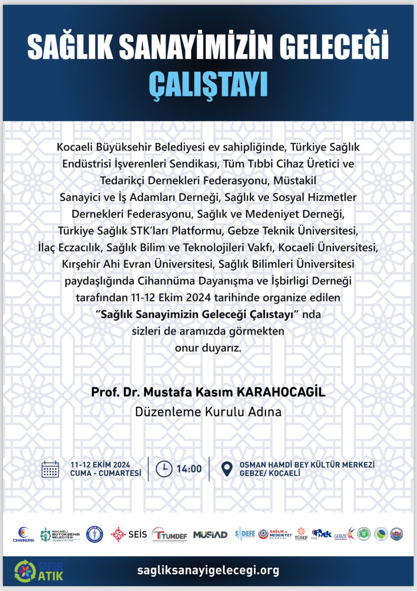 mkarahoca's tweet photo. Savunma sanayimizdeki başarı hikayesini sağlık sanayimizde tekrarlamanın zamanı geldi.

https://t.co/xDjzbHNsjc
info@sagliksanayigelecegi.org
@saglik
@sanayii https://t.co/E0wP7YNmvH