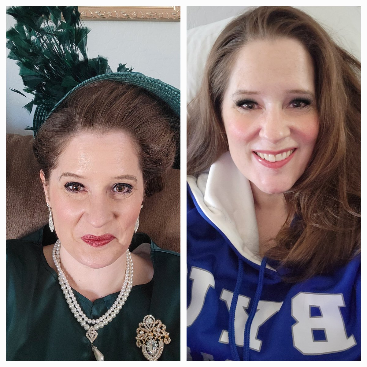 BYUfan2005's tweet photo. From High Tea last night to  football today. The life of an eclectic sports fan. 
#ToodlePip
#GoCougs https://t.co/fJ47AyMj42