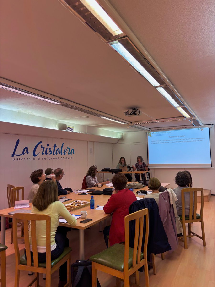 UAMCLIL's tweet image. 🌲This weekend, the DisLitAs-CLIL group gathered at La Cristalera in Miraflores de La Sierra!
So many insightful discussions on our work, and plenty of inspiring chats about the future of #CLILresearch 🔎
💬 Excited for what’s to come!