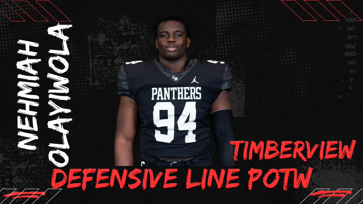 Congrats to our Players of the Week vs. Timberview!