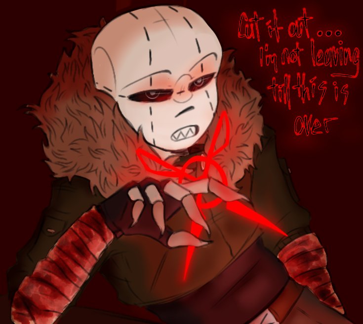 He won't go down without a fight now that he got so far!