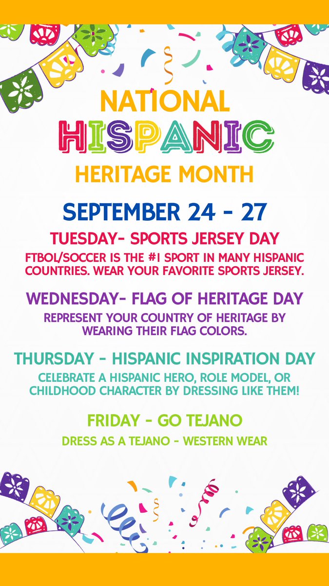 PaulRevereMS's tweet image. We are so excited to celebrate Hispanic Heritage Month with our scholars! @HISD_West @educatorsimpact @drrileyeducator @Mrivas7Rivas @TechWigfall @MrsMNMoody @stewteaches @mrskbradley