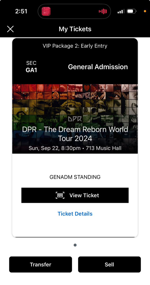GLDNKYO's tweet image. SELLING my vip: early entry dpr ticket for houston ! 
i ended up going to the denver concert and forgot i still had this one 😭 

price: $160 but willing to negotiate ☝🏼