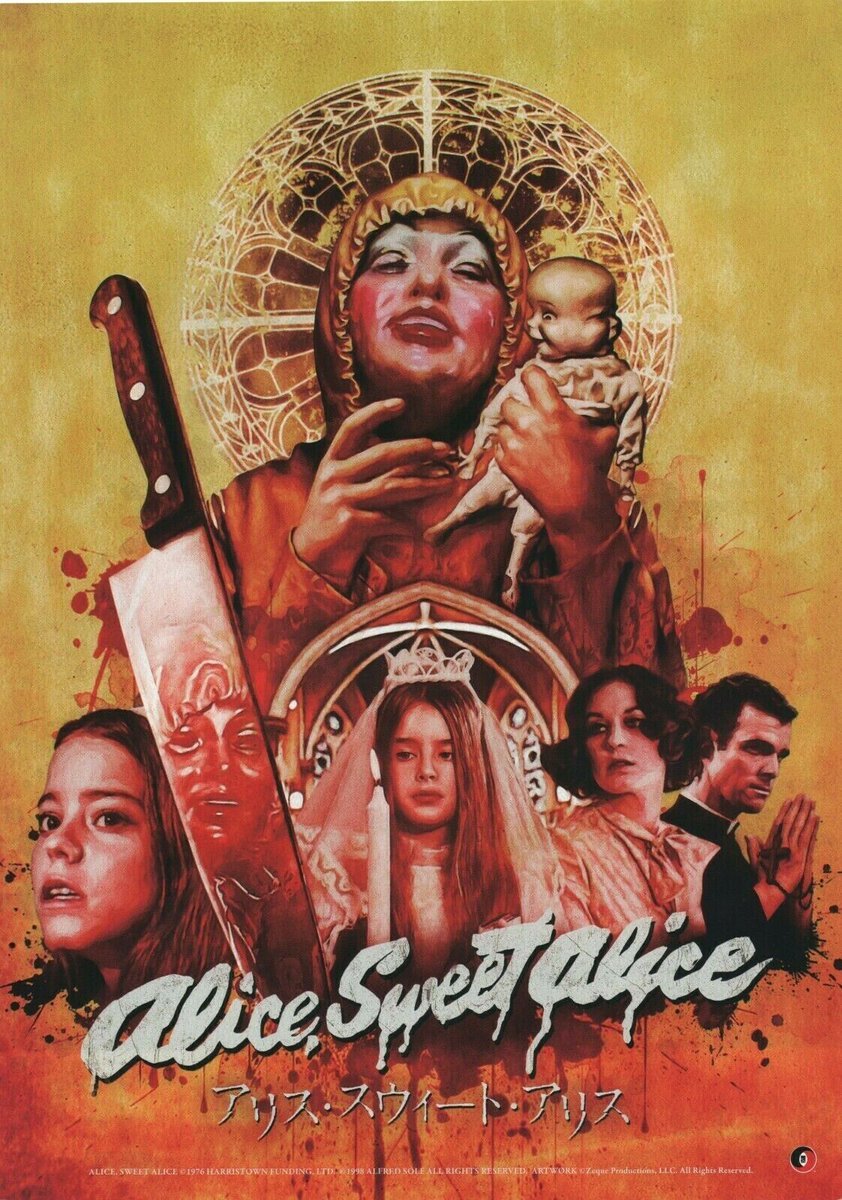 alucard8791's tweet photo. "Alice, Sweet Alice"
(1976) #alfredsole #movie #japanese #poster https://t.co/z2w9i32zxj