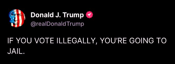 factandrumor's tweet image. #trumpIsAnexistentialthreat #TrumpIsWeird
#GoBlue #FightOn: Fun fact: Convicted felons like "Vote for Grandpa" Trump can't vote in Florida (or own guns?). So can Trump for himself? His kids didn't vote for him in 2016.