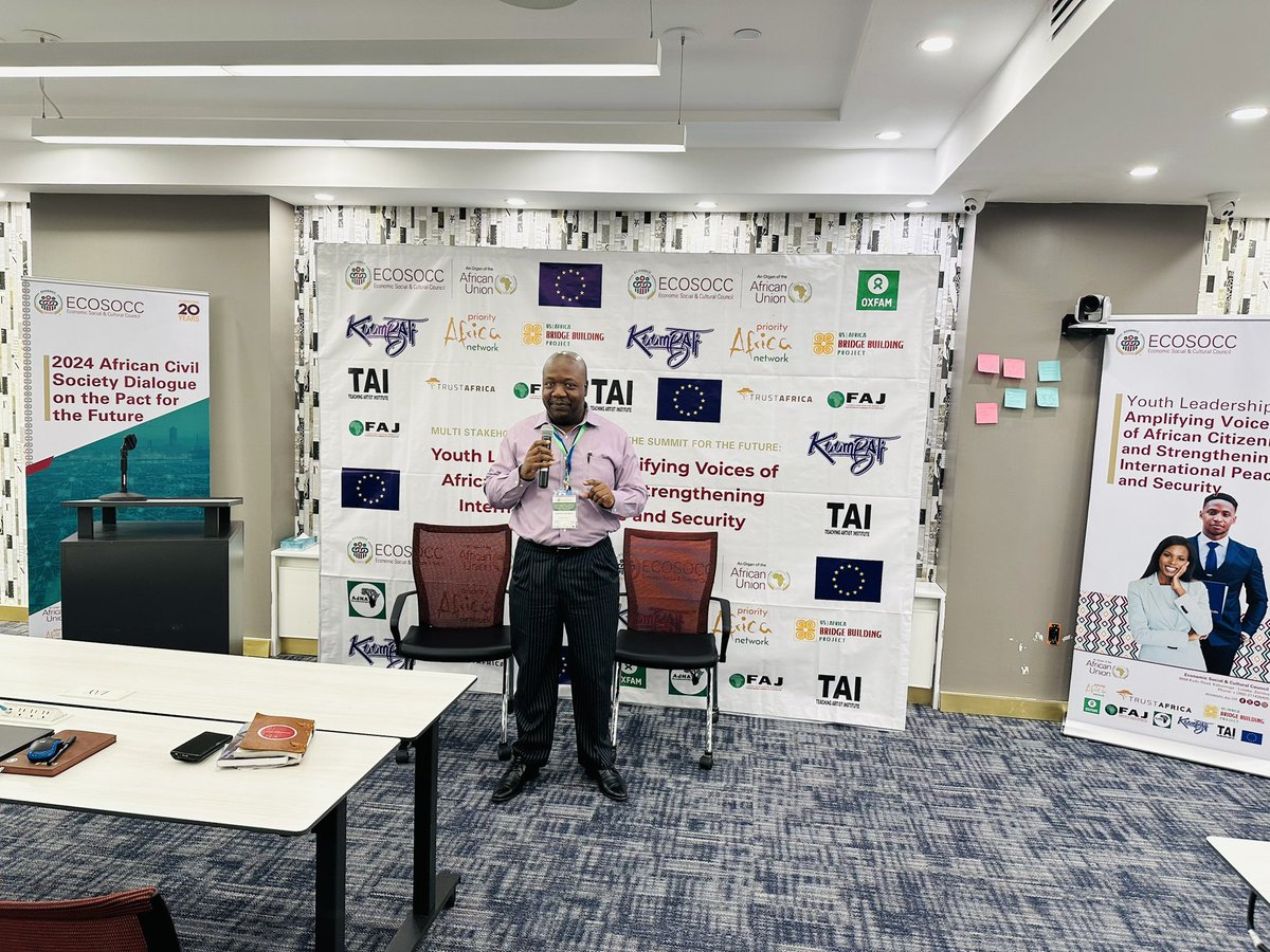 <a href="/TChig18/">Tendisai Chigwedere</a> <a href="/BriggsBomba/">Briggs Bomba</a> <a href="/Kuumbati/">Coumba Toure</a> <a href="/woneAbda/">Abda Wone</a> <a href="/OgoEmenike/">Ogo Emenike</a> <a href="/TamukaKagoro77/">Brian Tamuka Kagoro</a> <a href="/palu/">Paul Éluard Klee</a> Tawanda Mutasah, Vice President at Oxfam America, is delivering the final keynote address on Dreaming of a New, Equitable Global Governance That Works for Africa. An inspiring vision for a future where Africa thrives in a just global system. 🌍✨

#EquitableGovernance