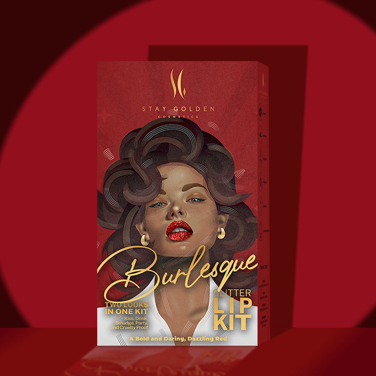 StayGoldenCosm's tweet photo. 🚨 What's hotter than a little BURLESQUE 😏 A red that gives and GIVES 💋

😍 Can you say Va-va-VOOM 😍

#StayGoldenCosmetics #GlitterLipKit #Burlesque #HOT #RedLips #TheRebrand https://t.co/SNUlxILZYg