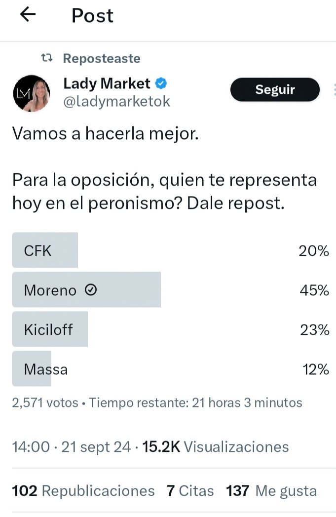 Edgardo06648889's tweet photo. @ladymarketok De nada. Chau 👋🏽 https://t.co/PUZ4Two0W1
