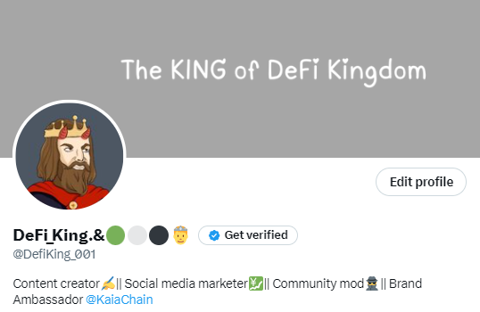 DefiKing_001's tweet photo. Excited to share that I'm starting a new role as a Brand Ambassador @KaiaChain 😍

Looking forward to connecting with Kaia fams and positively contributing to the growth of Kaia Ecosystem.

Interesting times ahead⚡️ https://t.co/vTDmXSoiO3