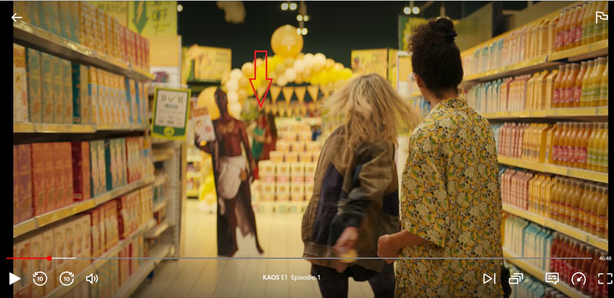 miss__spooky's tweet photo. Por fin ha salido en Netflix la serie donde hice de figurante!! Mis segundos de gloria 😝🥳#Kaos https://t.co/kQrxX4qRKH