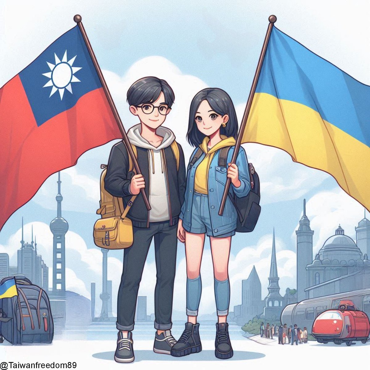 Stand with Taiwan. 🇹🇼
Stand with Ukraine. 🇺🇦