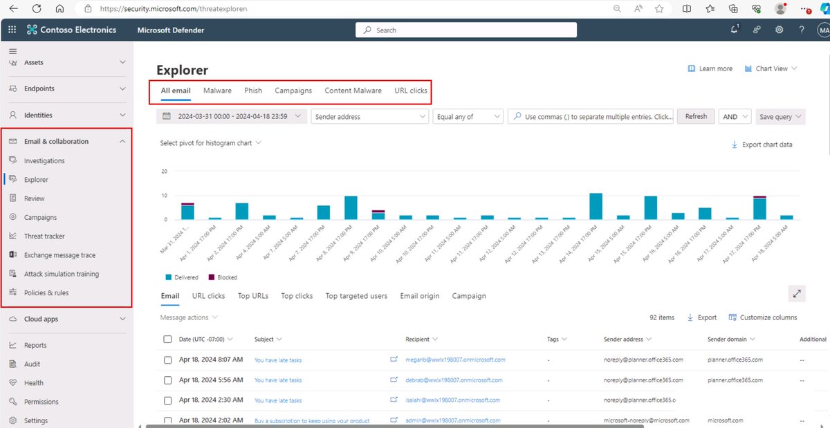 Dreal_haylee's tweet image. Day 10️⃣ of my Cybersecurity Learning Streak—an insightful deep dive into @Microsoft365 Defender!

🔐 Investigated phishing/malware attacks ⚙️ Automated response actions (URL blocks, device isolation) 📊 Gained actionable insights from threat graphs
 #SOCAnalyst #ThreatProtection