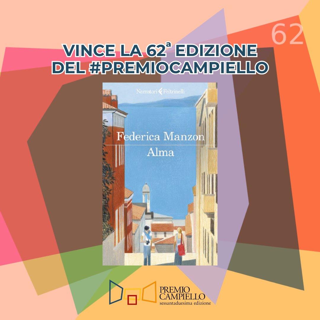 PremioCampiello's tweet photo. 📣 | ANNUNCIO UFFICIALE
Vince la 62^ edizione del #PremioCampiello...
...
...
...
🏆 Federica Manzon, “Alma” 🏆

@feltrinellied

#PremioCampiello2024 https://t.co/hs5qCdqESI