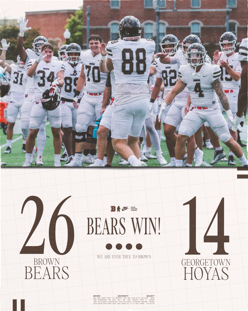 Brown Bears Football tweet media