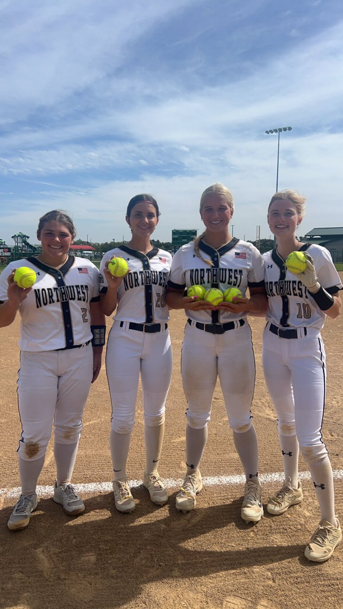 NW Softball (@ginwsoftball) on Twitter photo Vikings go 3-0 on the day.
Game 1: 9-2
Game 2: 10-3
Game 3: 5-2
💣💣💣💣💣💣 squad: <a href="/GraclynSimmons/">Graclyn Simmons (2028)</a> (congrats on 1st hs HR), <a href="/laikendorsey/">laiken</a>, <a href="/ZobelReyse/">Reyse Zobel</a>, <a href="/avajosmith10/">avajosmith10icloud.com</a>
#oneatatime
#ginwvikings Vikings go 3-0 on the day.
Game 1: 9-2
Game 2: 10-3
Game 3: 5-2
💣💣💣💣💣💣 squad: <a href="/GraclynSimmons/">Graclyn Simmons (2028)</a> (congrats on 1st hs HR), <a href="/laikendorsey/">laiken</a>, <a href="/ZobelReyse/">Reyse Zobel</a>, <a href="/avajosmith10/">avajosmith10icloud.com</a>
#oneatatime
#ginwvikings