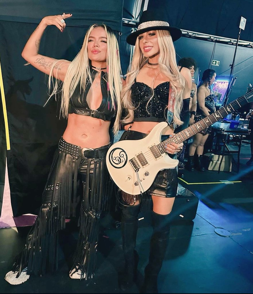 Orianthi is back in LA after being in Brazil for a gig with Colombian RnB and pop singer Karol G. <a href="/orianthi/">orianthi</a> 🎸is always interested in musical experiments with other musicians and vocalists.🎼🎶