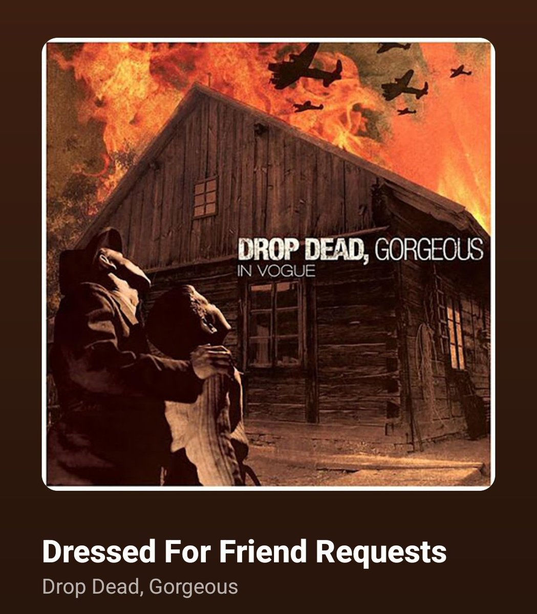 geoffreycaptain's tweet photo. Je viens de voir une pub Insta pour un concert de DROP DEAD, GORGEOUS... Ça fout un gros coup dans le TOP8 hein les ieuv ? &amp;hearts; https://t.co/GxsGSQetYt