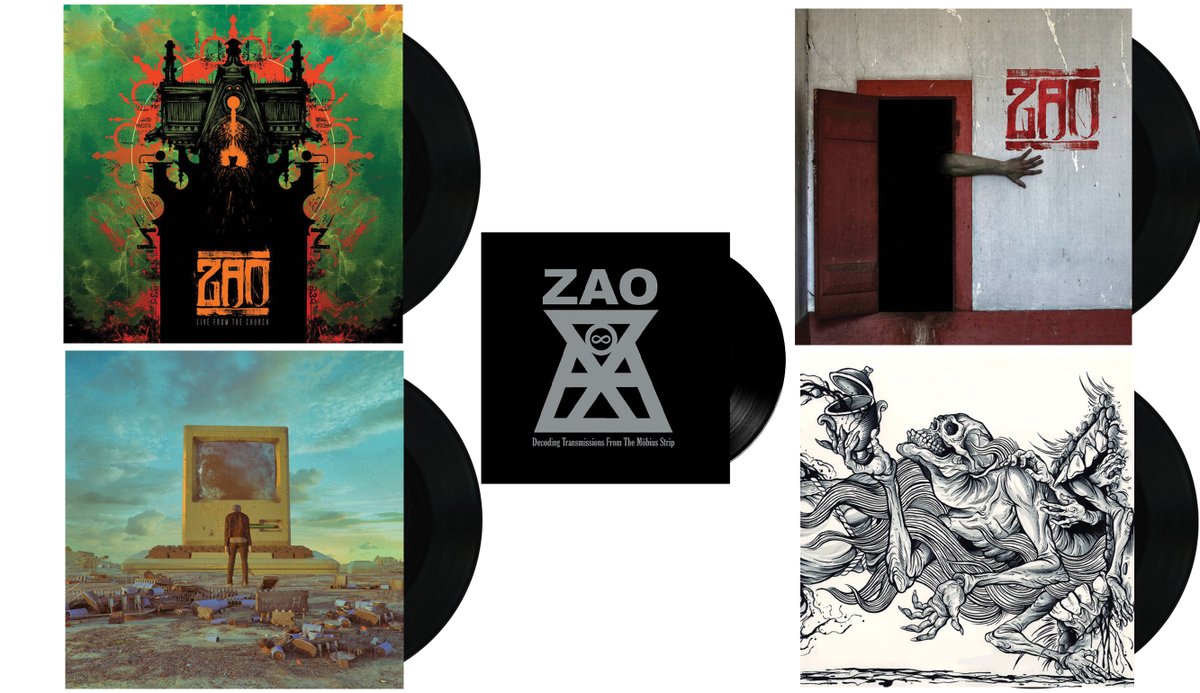 OfficialZao's tweet photo. We have some Vinyl and CD bundles up at https://t.co/wFLIk5sep6 https://t.co/hgTkiuLB5a