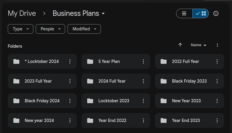 If you don't have a business plan for Locktober yet, what are you even doing with your time?