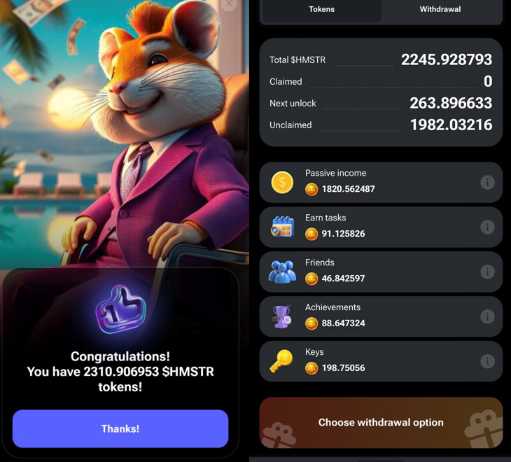 DailyDropMaster's tweet image. Some people already see their coin allocation! Do you see yours? 👀

#HamsterKombat