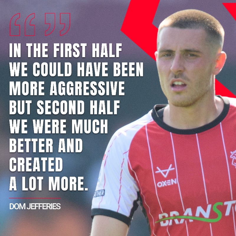 LincolnCity_FC's tweet photo. 🗣 Dom Jefferies provided his thoughts following #LINWIG.

#WeAreImps
