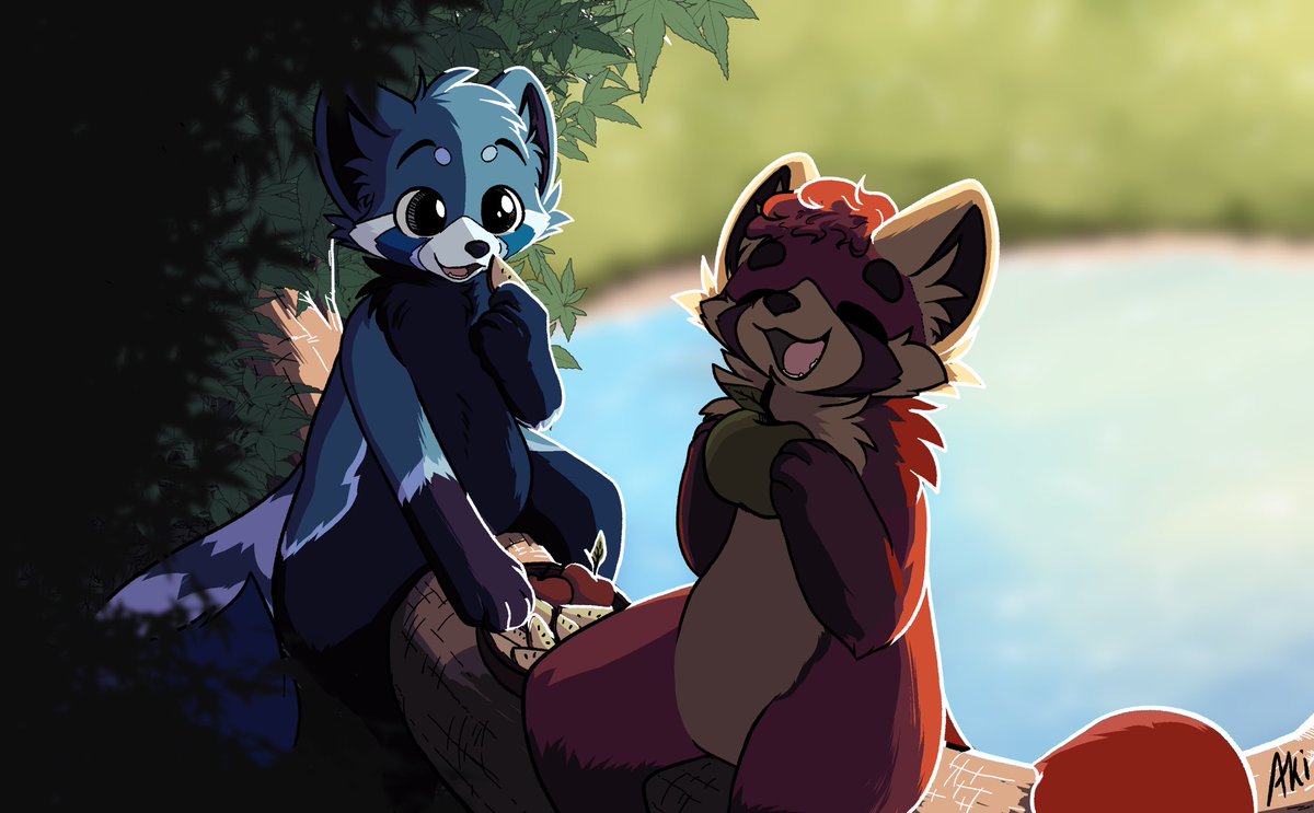 AcePandaMagic's tweet photo. 🍎🍏 Happy Red Panda Day!🍎🍏

🎨: @_AkiPanda 
🍏: @curlyredwah https://t.co/Mk1UVt1iBi