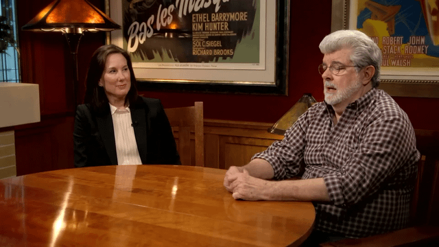 SaltierThnCrait's tweet photo. "There's no source material. We don't have comic books. We don't have 800-page novels." There is literally video footage of George Lucas telling her about the comics and novels... https://t.co/GvH3QT0sD5 https://t.co/kelXQaW5vu